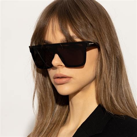 ysl 607 sunglasses|Saint Laurent SL 607 001 Sunglasses in Black.